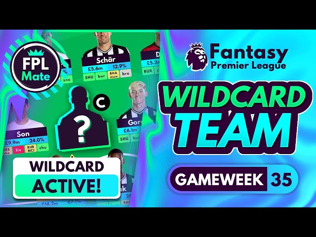 FPL GW35 BEST WILDCARD TEAM! 🃏 | My WC & Bench Boost Strategy for Fantasy Premier League 2023/24
