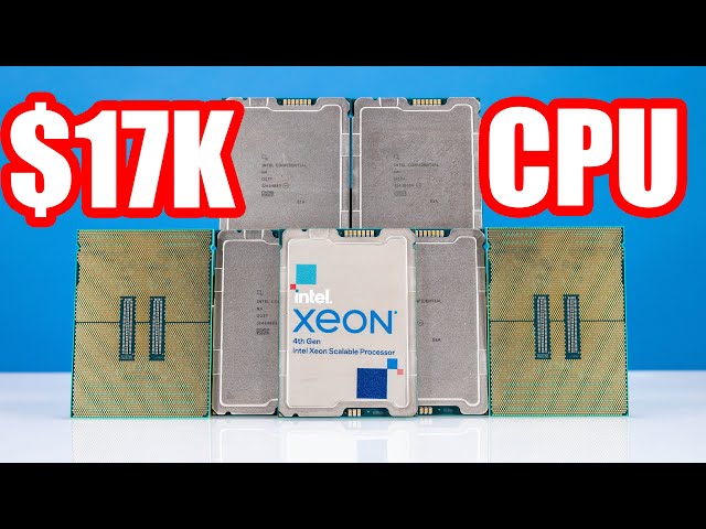 $17K Sapphire Rapids Server CPU! Hands-on with the new Intel Xeon