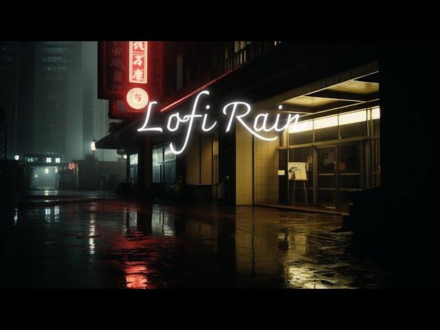 Raining night in Osaka - Lofi HipHop & Rain Sounds ☂️ Beats To Relax / Chill To