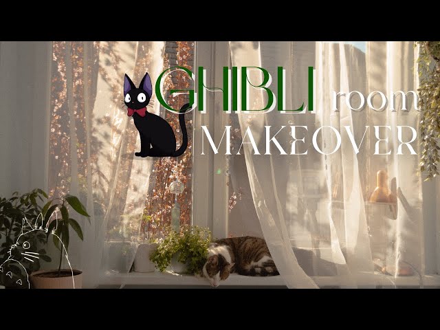 Ghibli inspired room makeover 🌿aesthetic & pinterest | vlog