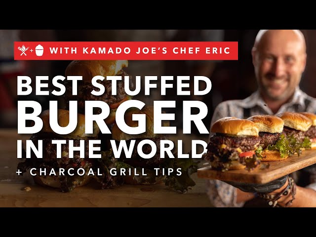 Juicy Lucy, or the Best Stuffed Burger in the World + Charcoal Grill Tips