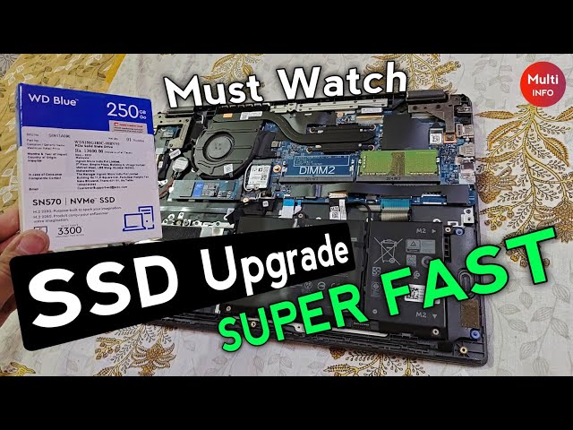 SSD Installation Laptop | Laptop SSD Upgrade | How To Install WD SSD In Laptop Windows 11, 10