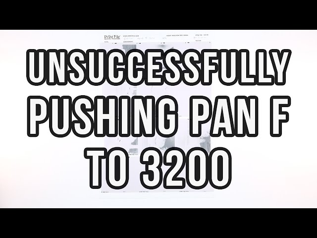 Pushing Pan F to 3200