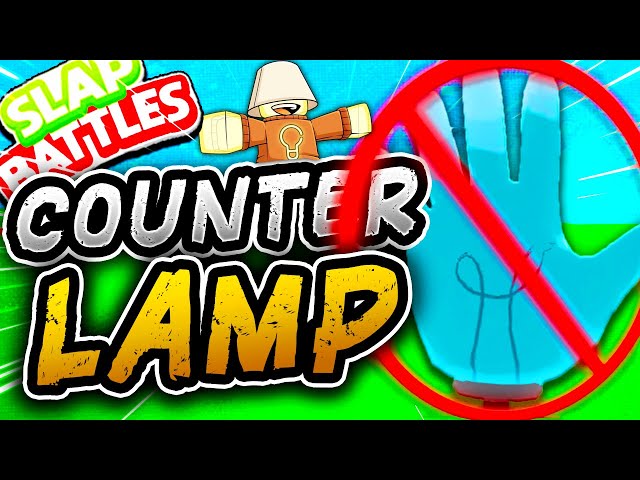 HOW to COUNTER the LAMP Glove💡- Slap Battles Roblox