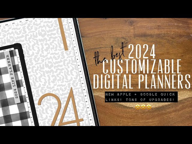 IT’S HERE! 🥳 the BEST most customizable 2024 Digital planners! All in one 2024 digital planners.