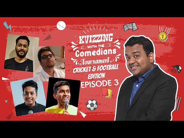 KVizzing With The Comedians Cricket & Football || QF 3 feat. Aakash, Aravind, Vishal & Vishwas