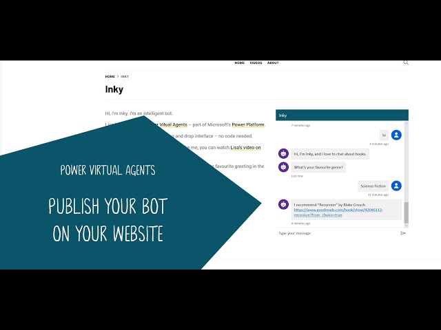 Power Virtual Agents: Publish Your Bot on Your Website
