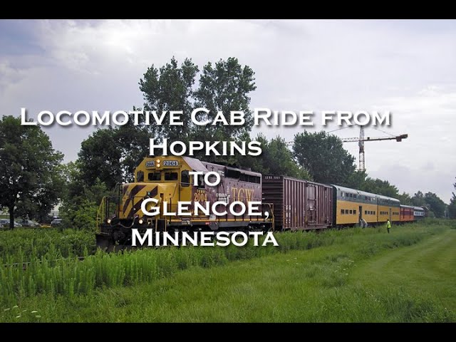 Railroad Cab Ride from Hopkins to Glencoe, Minnesota