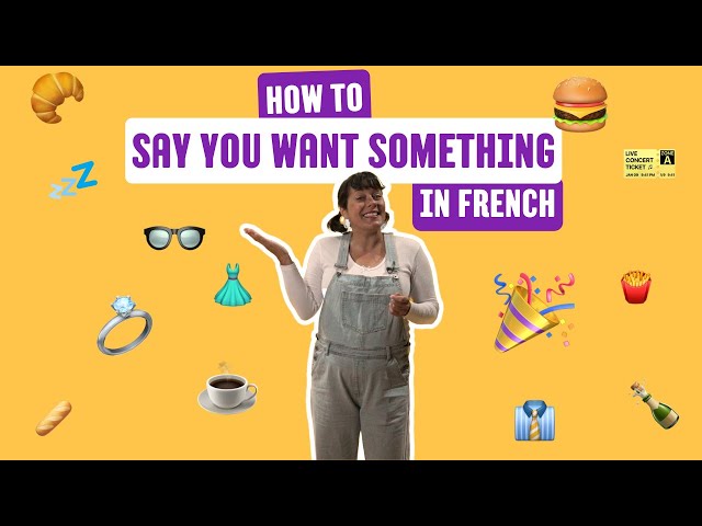 #LesPetitesLeçonsdeFrançais - Lesson 3: How to Say You Want Something in French