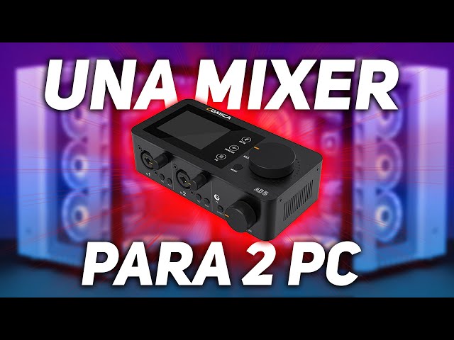 🎛️ CONECTA 2 COMPUTADORAS A ESTA MIXER DE AUDIO | REVIEW COMICA LINKFLEX AD5  | UrbVic