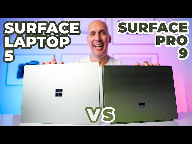 Surface PRO 9 vs Surface Laptop 5  - WHICH is Best For YOU?