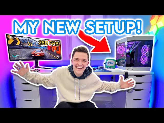 Building my NEW Personal Gaming Setup! 🔥 [RTX 4090, QD-OLED Monitor & Peripherals!]