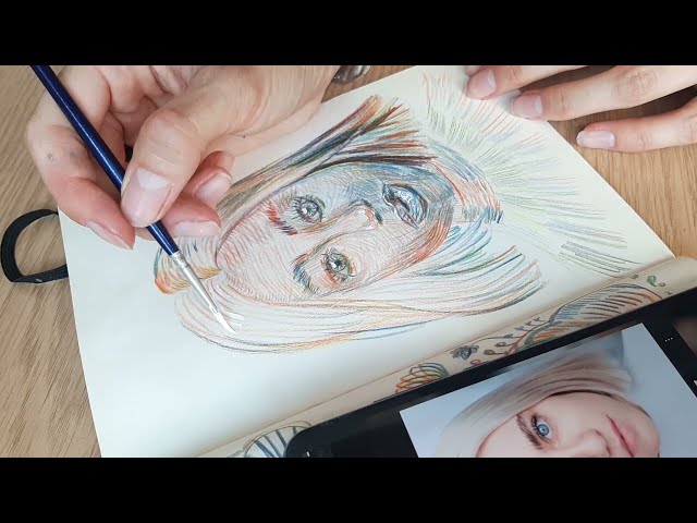 magic pencil/ girl portrait speedpainting