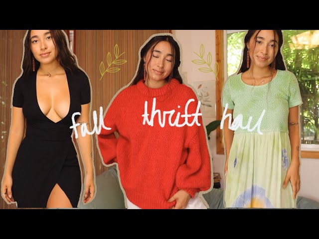Fall Thrift Haul | aesthetic & dreamy pieces