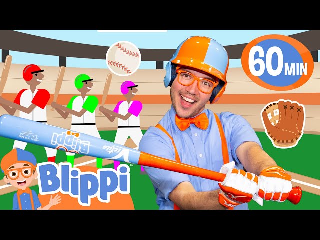 Blippi Up to Bat! - Blippi | Educational Videos for Kids