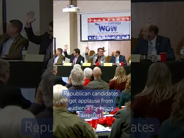 Candidates get cheered for arrests at first Republican primary debate for Colorado’s CD-4