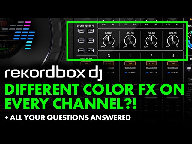 Rekordbox Tip: Different Color FX On Every Channel! + Your DJing Questions Answered
