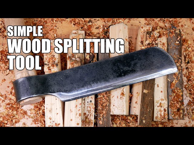 Making a Simple Wood Splitting Tool (Froe)