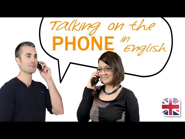 Talking on the Phone in English - English Phone Vocabulary Lesson