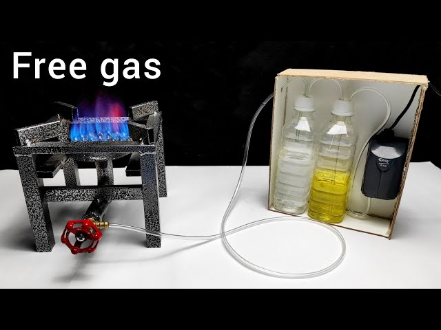 How To Make Free gas from petrol and water | free lpg gas at home petrol and water