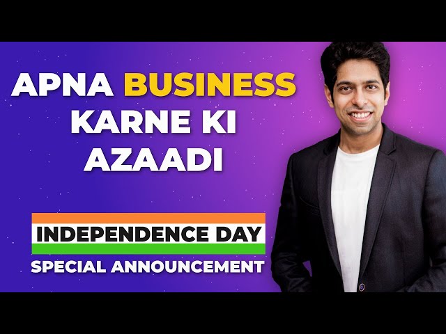 Turn your Ideas into Business | Independence Day special announcement | by Him eesh Madaan