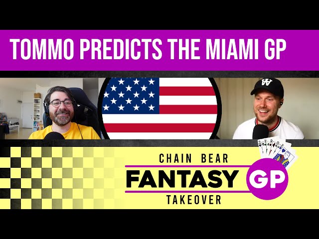 "Embrace my delusion and go full bias mode" - Miami GP Takeover with Tommo