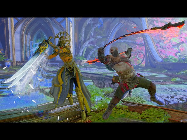 Kratos vs. ALVA - Aggressive Combat and Clean Animation Cancels No Hit (GMGOW) - God of War Ragnarok