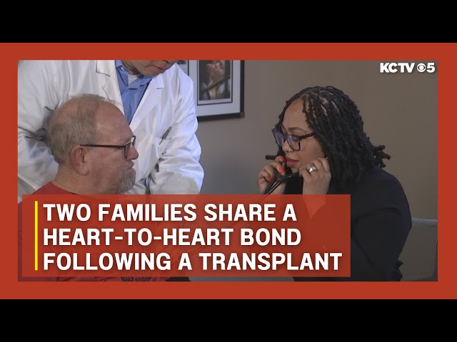 Two families share a heart-to-heart bond following a transplant