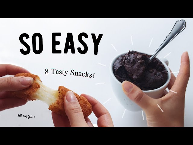 Easy Snack Ideas you HAVE to try! (vegan)
