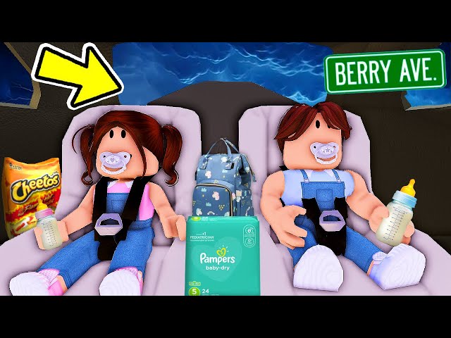 TWINS FIRST DAY AT DAYCARE Gone Wrong.. Roblox Berry Avenue Roleplay!