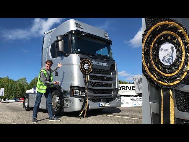 2019 SCANIA Driver Competition Final Sweden - Winner Get's New Truck!!