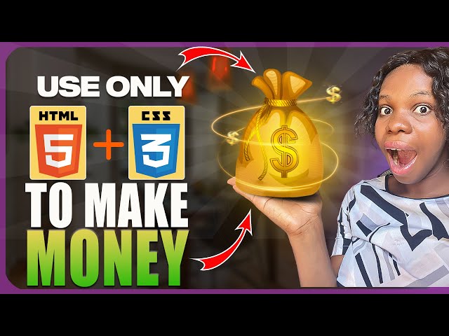 Start FREELANCING with ONLY html and css! | start making money right now!