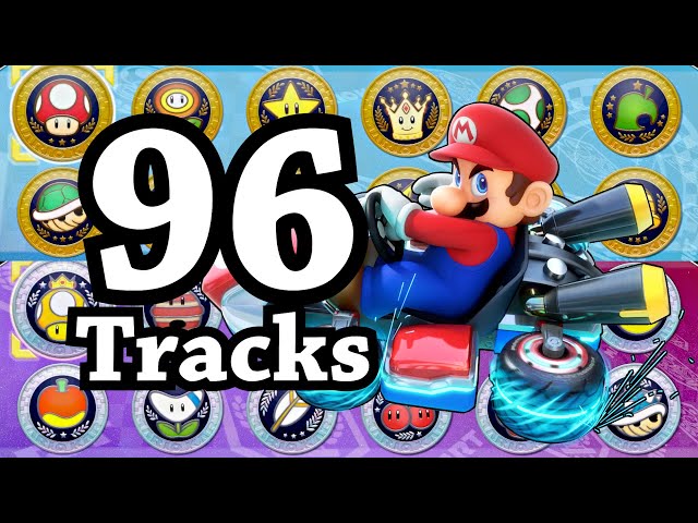 The Exhausting 96 Track Mario Kart 8 Challenge