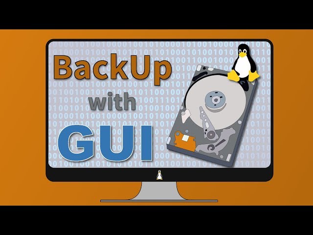 Linux Backup with Graphical Programs