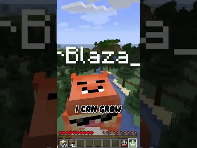 Minecraft but you CONTROL SIZE #shorts