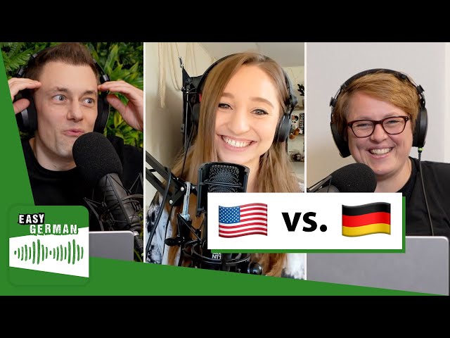 Culture Shock USA (with Feli from Germany) | Easy German Podcast 412