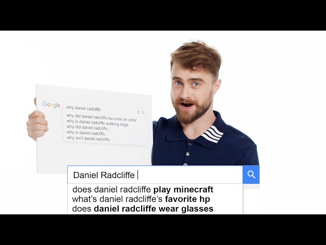 Daniel Radcliffe Answers MORE of the Web's Most Searched Questions | WIRED