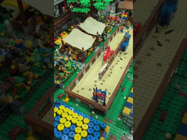 LEGO Castle Village with 500,000 Pieces by Dale Klein