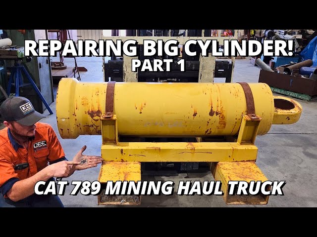 Repairing a BIG Mining Truck Cylinder Barrel | Part 1 | Machining & Welding