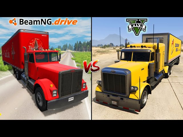 BEAMNG.DRIVE BIG TRUCK VS GTA 5 BIG TRUCK - WHICH IS BEST?