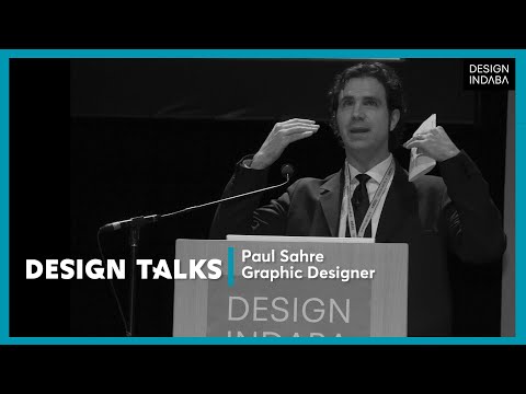 Paul Sahre on designing what you want