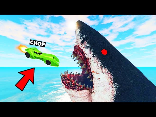 CHOP JUMPED INSIDE MONSTER MOUTH IN THIS RACE GTA 5