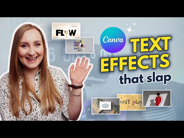 5 Canva Text Effects You NEED to Know | Canva Tutorial 2023