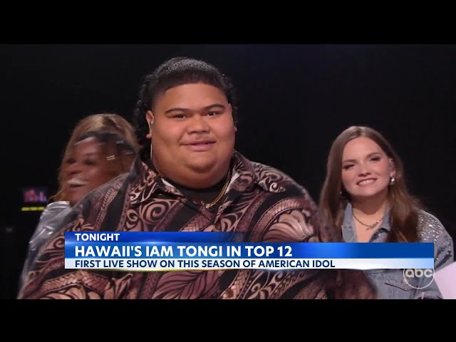 Hawaii's Iam Tongi makes it to top 12 on American Idol