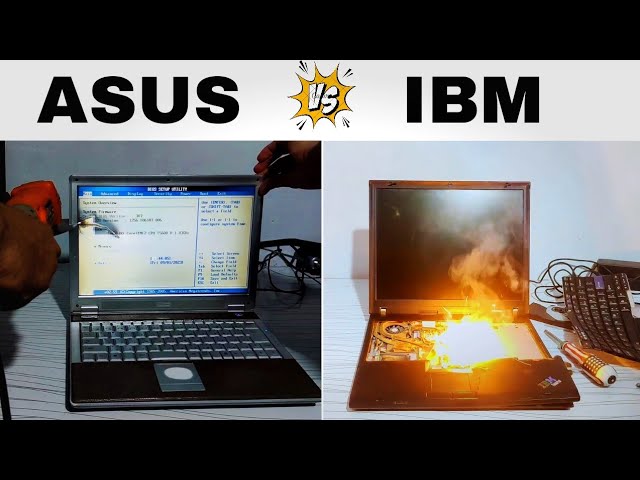 Destruction Of 2 Laptops | ASUS vs IBM