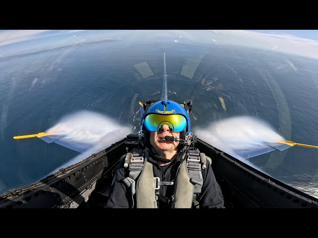 Blue Angels VIP Flight: Harley Hall II's Cockpit Footage | FULL FLIGHT