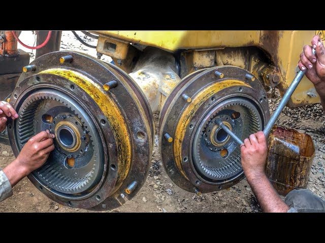 Restoration of Caterpillar Wheel Tandem Complete Tutorial