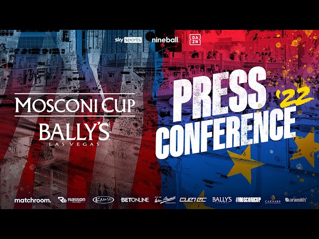 WATCH LIVE | 2022 Mosconi Cup Press Conference