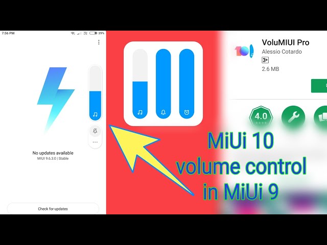 How to get MiUi 10 volume control for any android device | MiUi 9 |  Available in play store |
