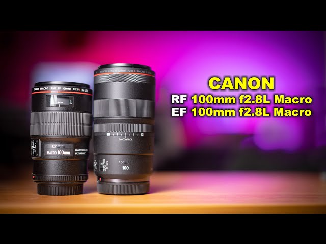 Обзор Canon RF 100mm f2.8L IS Macro VS Canon EF 100mm f2.8L IS Macro